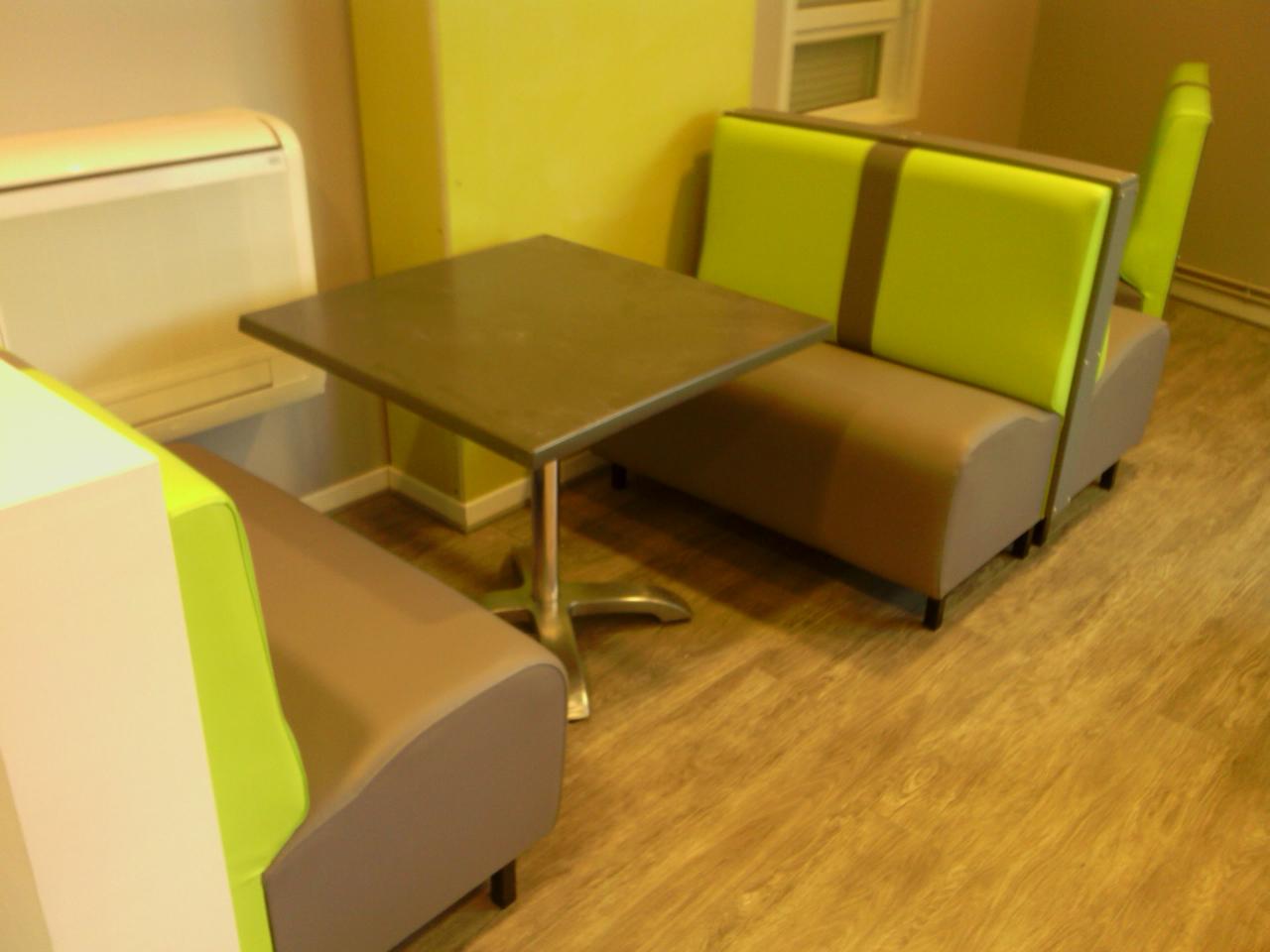 banquette longue jupe bi couleur