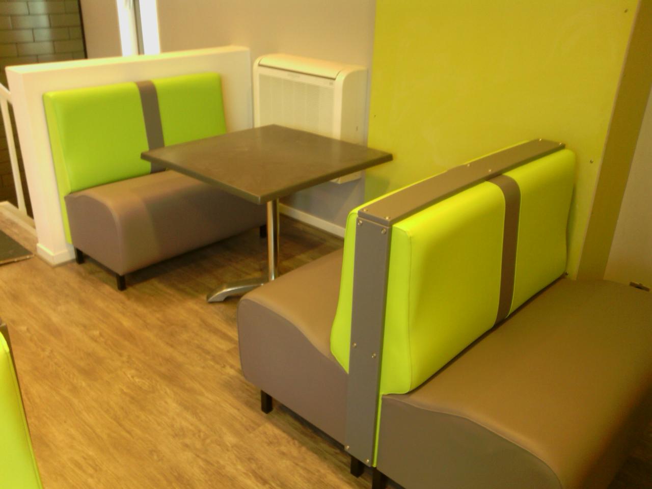 banquette longue jupe bi couleur